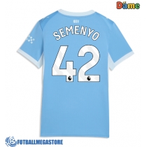 Fotballdrakt Dame Manchester City Antoine Semenyo #42 Hjemmedrakt 2026-27 Kortermet